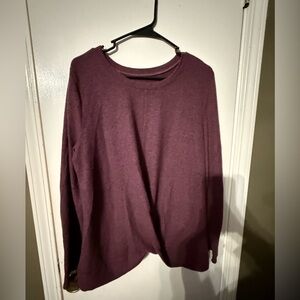 Women’s top - plum purple- size 1 torrid.